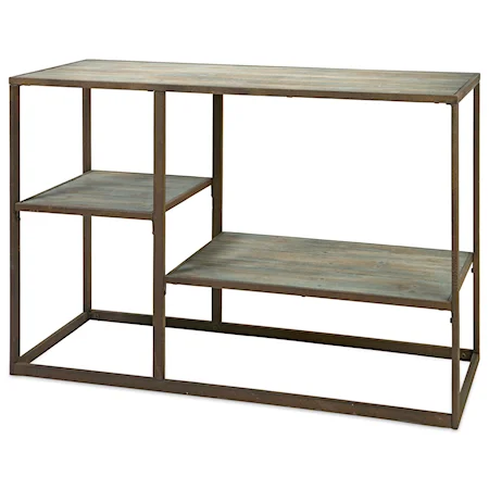 Jestlin Wood and Iron Shelf